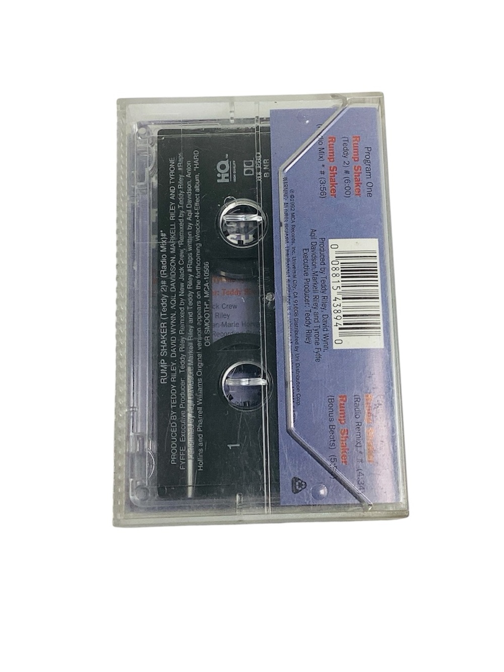🐵 Wreckx-N-Effect "Rump Shaker" Maxi Single Cassette - Picture 3 of 7